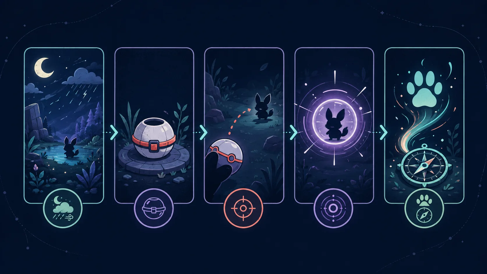 Catching and Twine System — original guide summary graphic