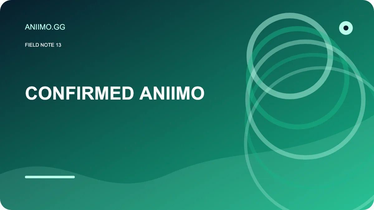 Aniimo List: 86 Confirmed Characters — original topic cover