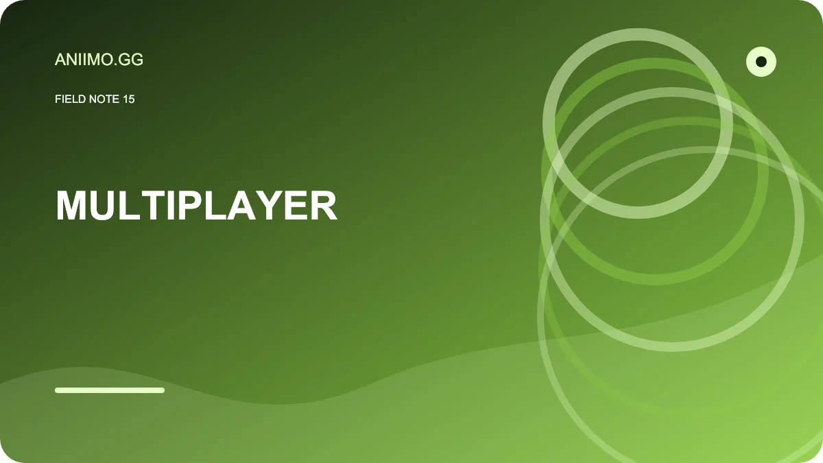 Aniimo Multiplayer, Holo-Battle and Egg Heist — original topic cover