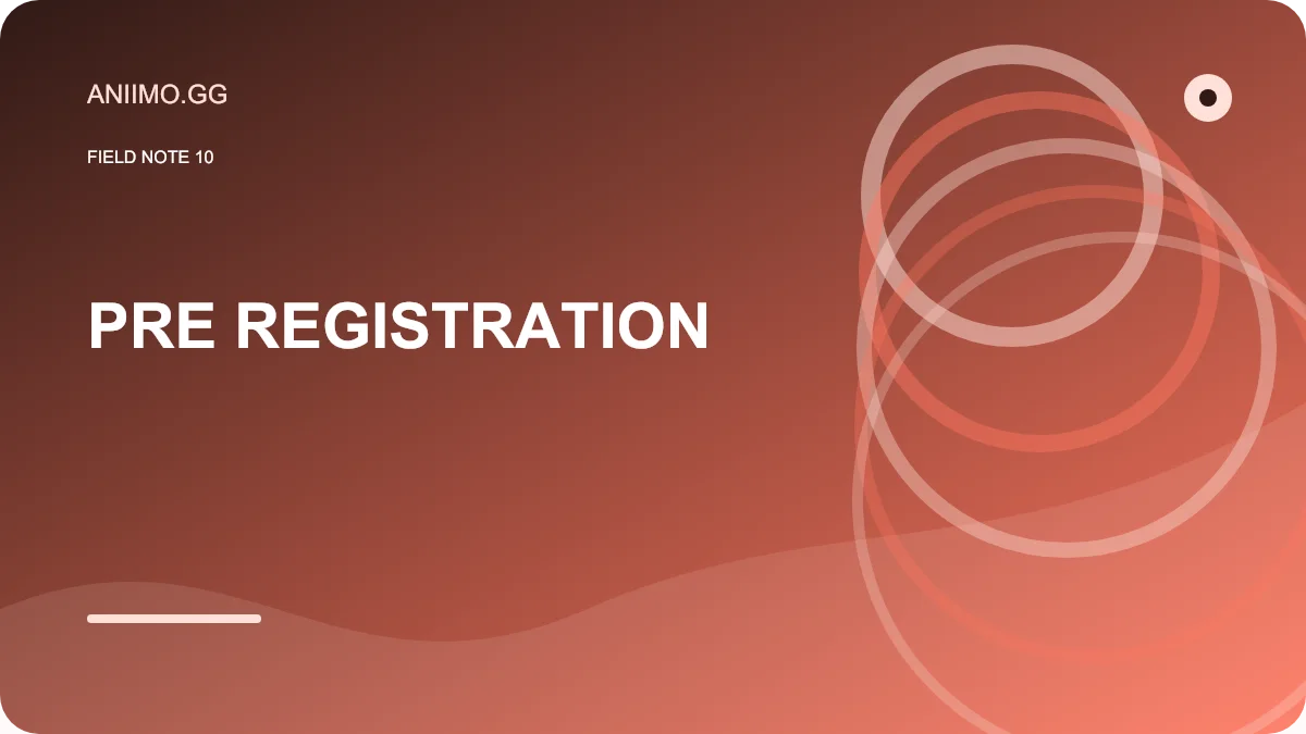 Aniimo Pre-Registration & Launch Rewards — original topic cover