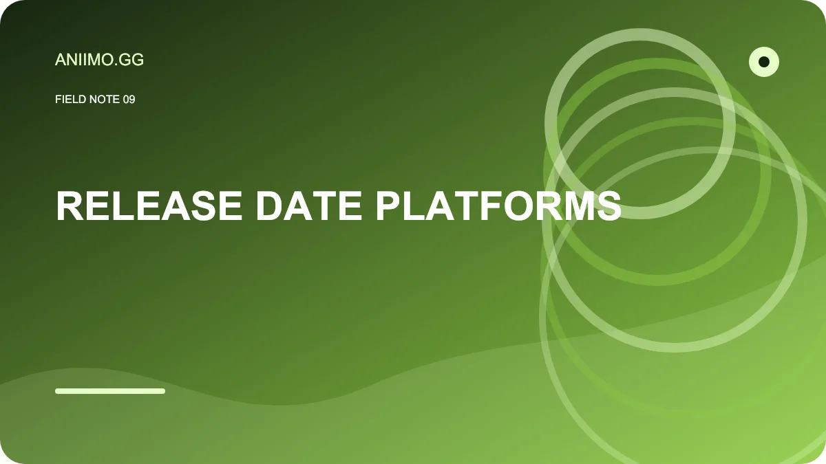 Aniimo Release Date and Platforms — original topic cover